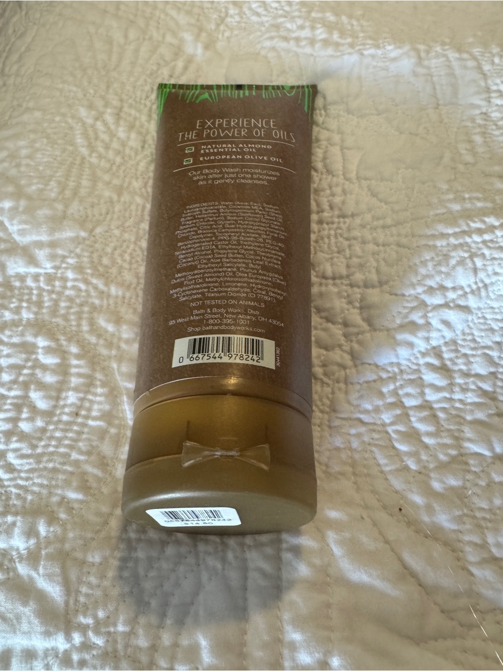 NEW SEALED Bath & Body Works Almond & Vanilla Body Wash - Picture 2 of 2
